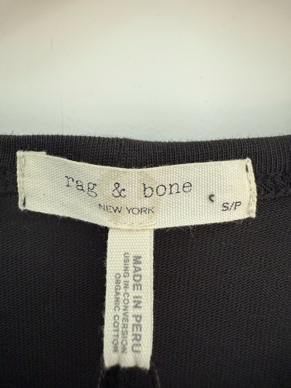 Rag & Bone Black T-Shirt dress Summer Size Small NWT - Picture 5 of 6